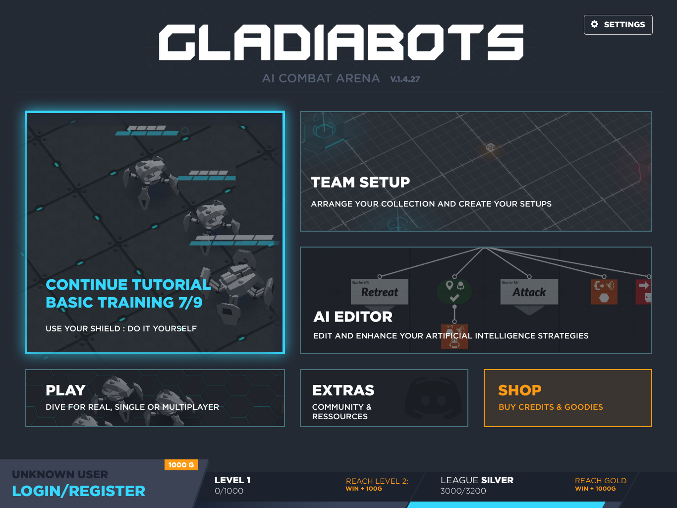 Homepage Gladiabots proposal